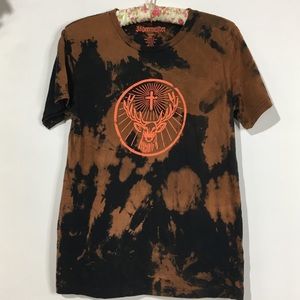One of a kind bleached Jägermister tee